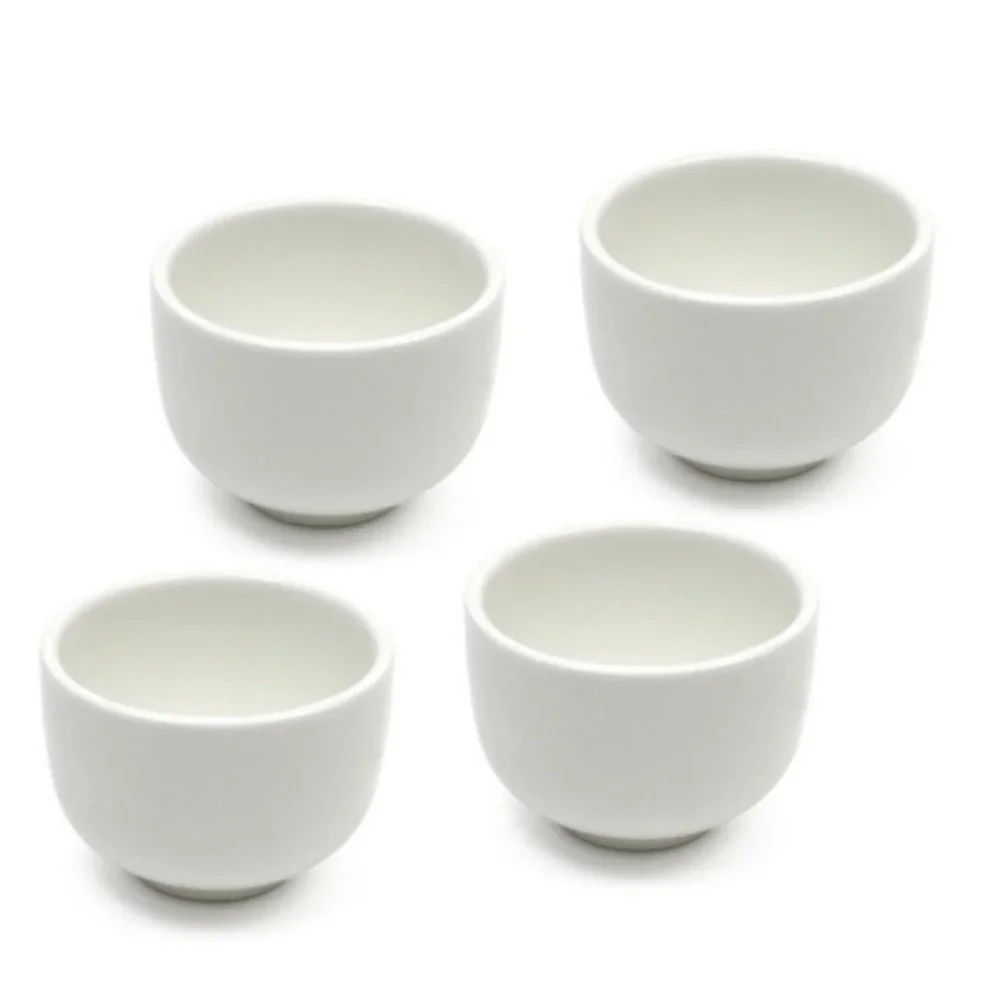 4 NEW Maxwell & Williams White Porcelain Sake Cups